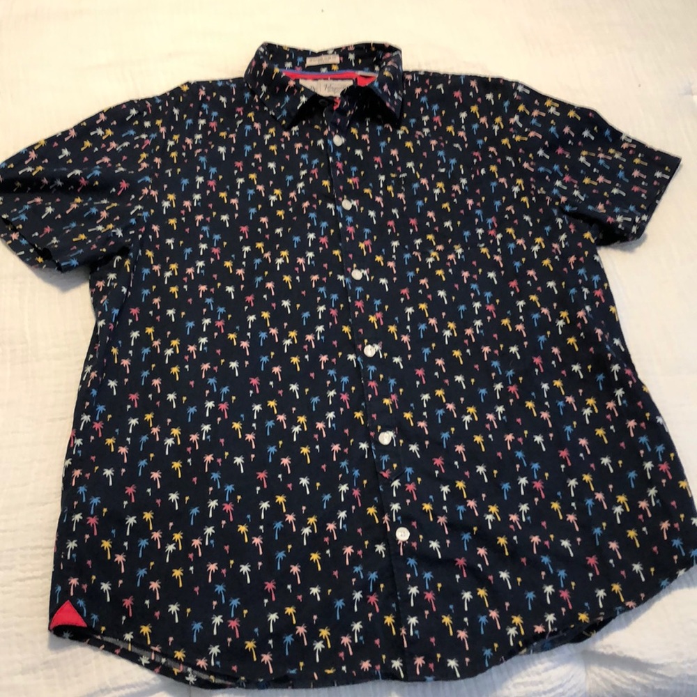 Original penguin short sleeve button down shirt